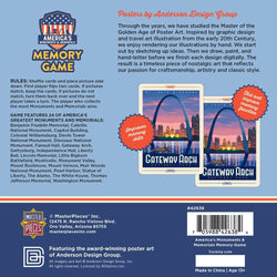America's Monuments & Memorials Memory Game