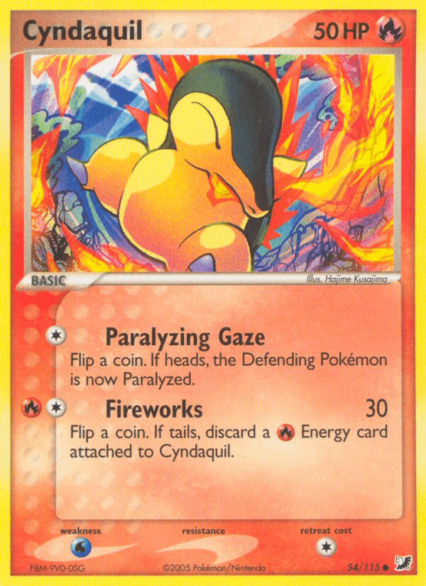 Cyndaquil (54/115) [EX: Unseen Forces] (Online Only)