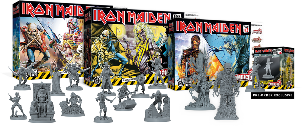 Zombicide: Iron Maiden Character Packs - Bundle of the Beast (ONLINE ORDER ONLY)