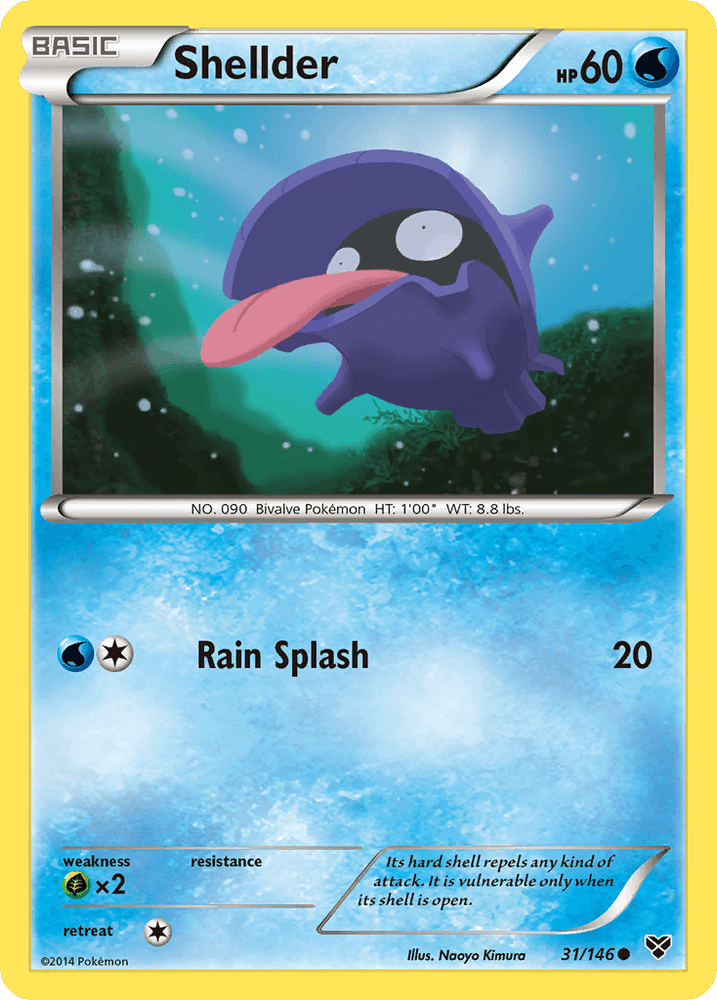 Shellder (31/146) [XY: Base Set] (Online Only)