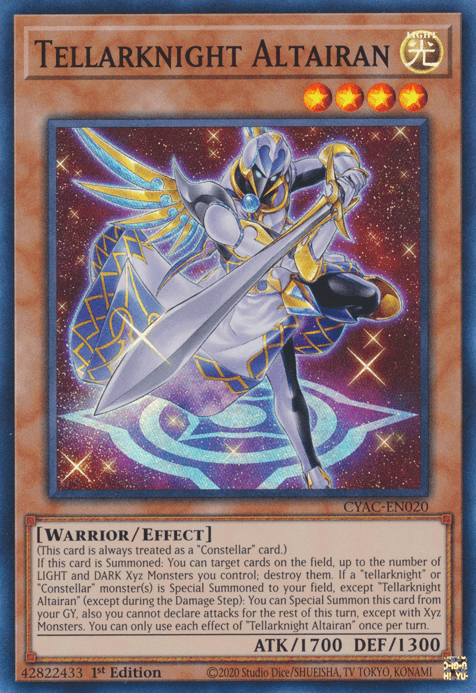 Tellarknight Altairan [CYAC-EN020] Super Rare (ONLINE ORDER ONLY)