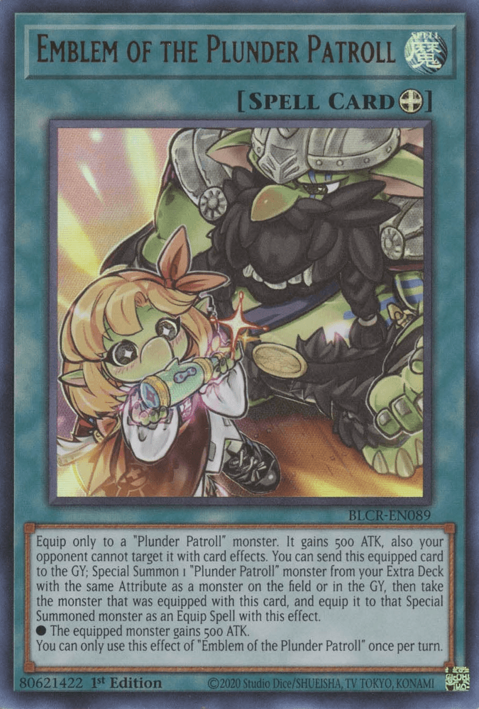 Emblem of the Plunder Patroll [BLCR-EN089] Ultra Rare (ONLINE ORDER ONLY)