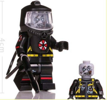Resident Evil Hazmat Zombie Lego Minifigures Custom Horror Toys (ONLINE ORDER ONLY)