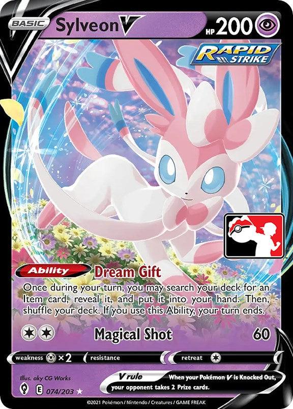 Sylveon V (074/203) [Prize Pack Series One] (Online Only)