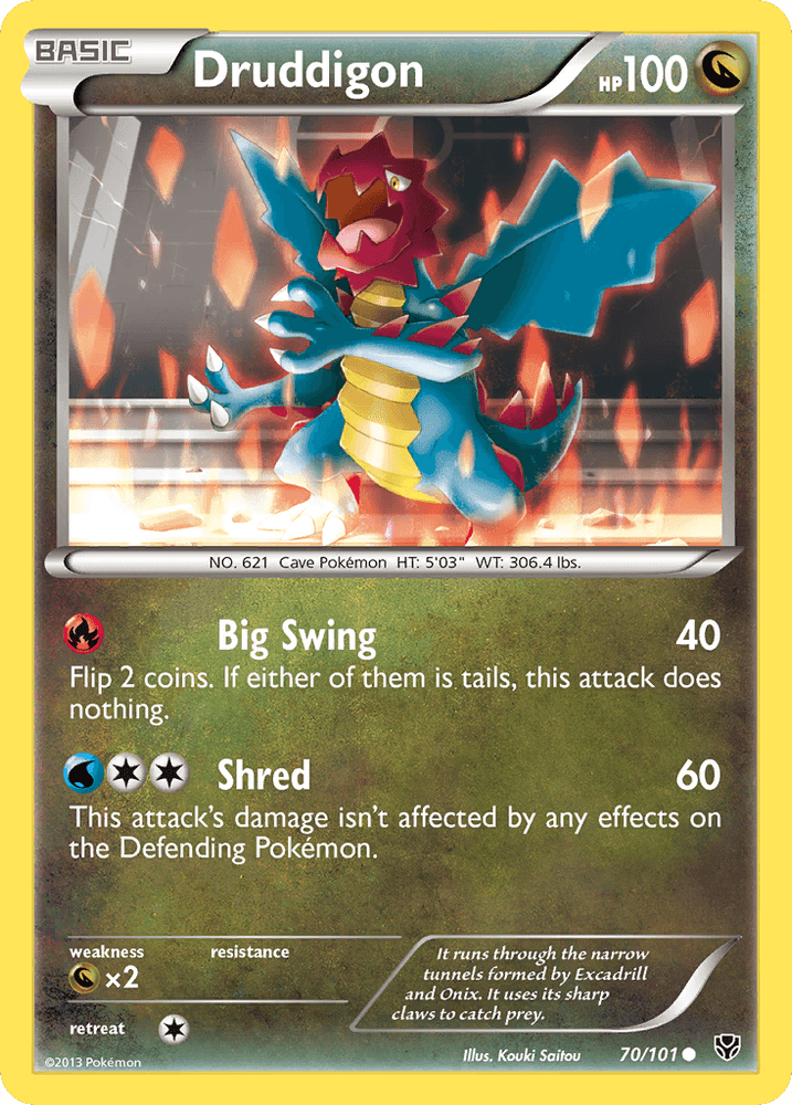 Druddigon (70/101) [Black & White: Plasma Blast] (Online Only)