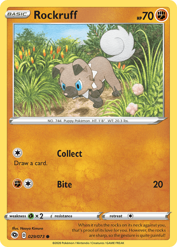 Rockruff (029/073) [Sword & Shield: Champion's Path] (Online Only)