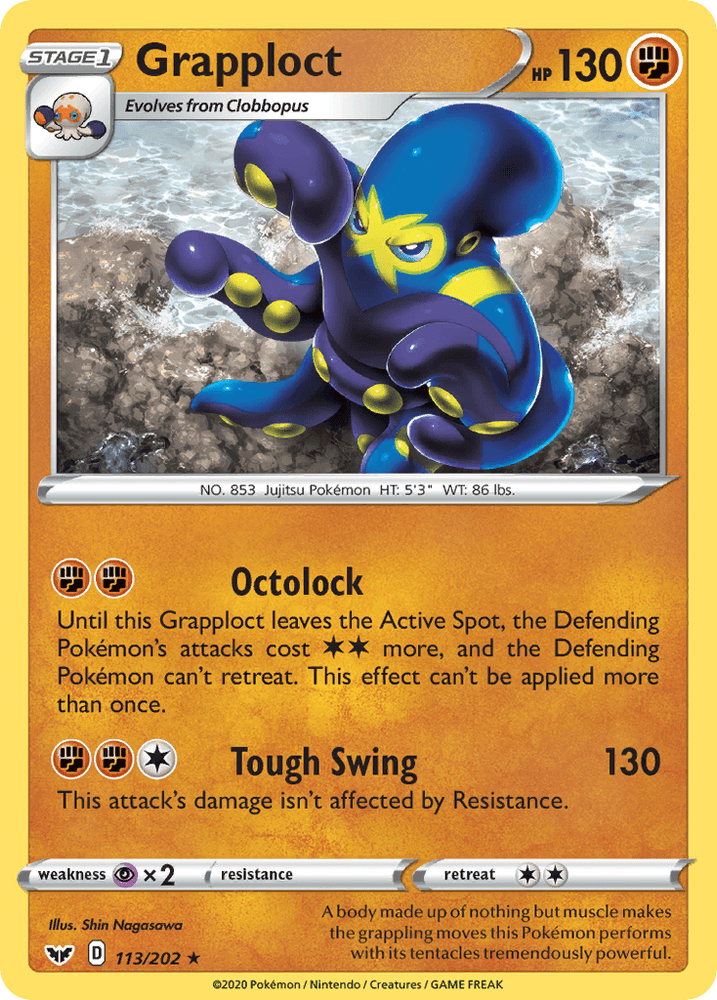 Grapploct (113/202) [Sword & Shield: Base Set] (Online Only)