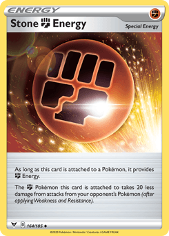 Stone Fighting Energy (164/185) [Sword & Shield: Vivid Voltage] (Online Only)