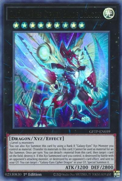 Galaxy-Eyes Cipher Blade Dragon [GFTP-EN059] Ultra Rare (ONLINE ORDER ONLY)