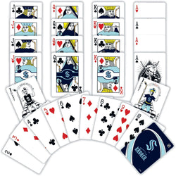 Seattle Kraken Playing Cards - 54 Card Deck (ONLINE ORDER ONLY)