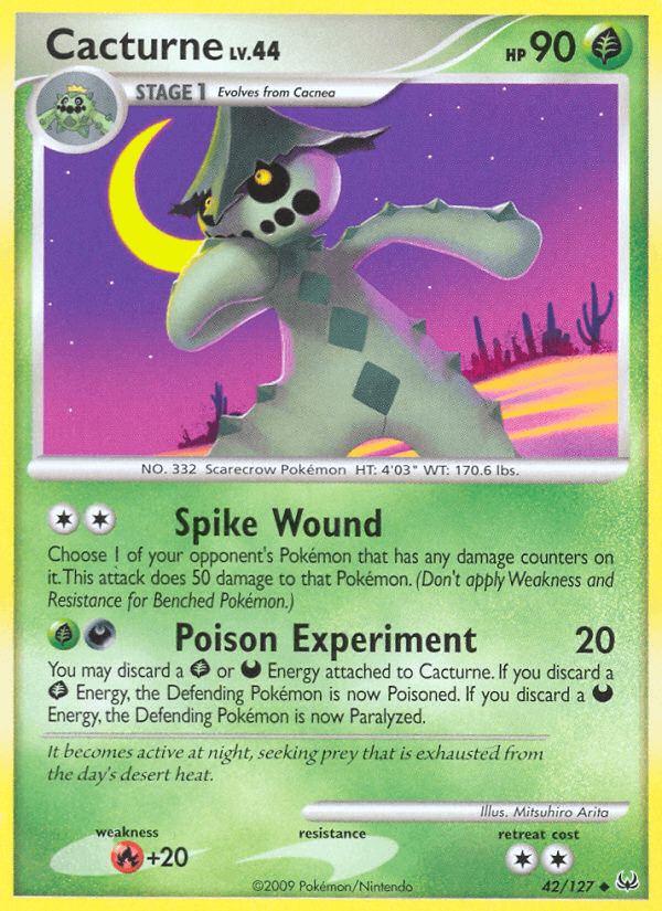 Cacturne (42/127) [Platinum: Base Set] (Online Only)
