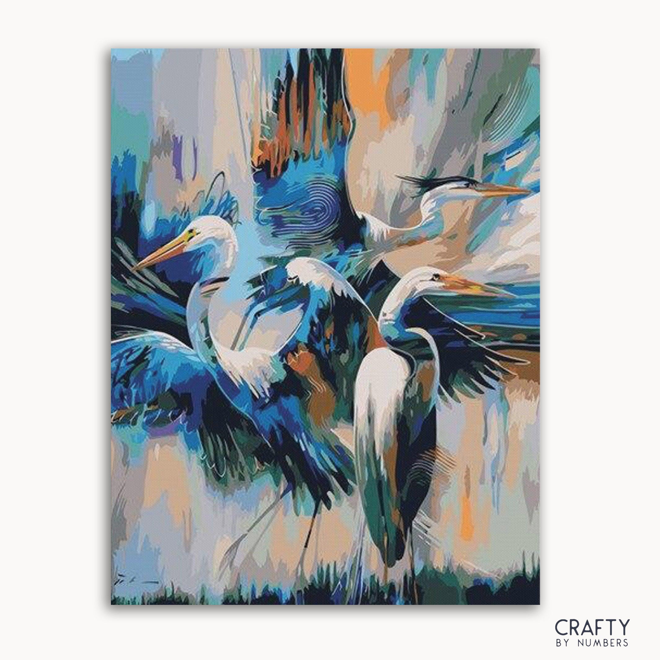 Abstract Crane Birds (ONLINE ORDER ONLY)