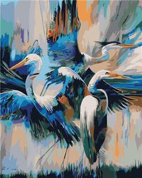 Abstract Crane Birds (ONLINE ORDER ONLY)