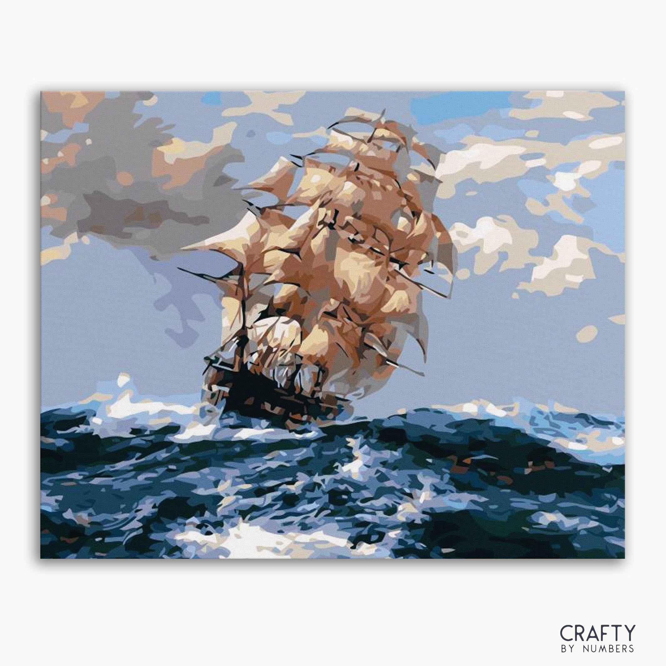 Abstract Sailing Ship (ONLINE ORDER ONLY)