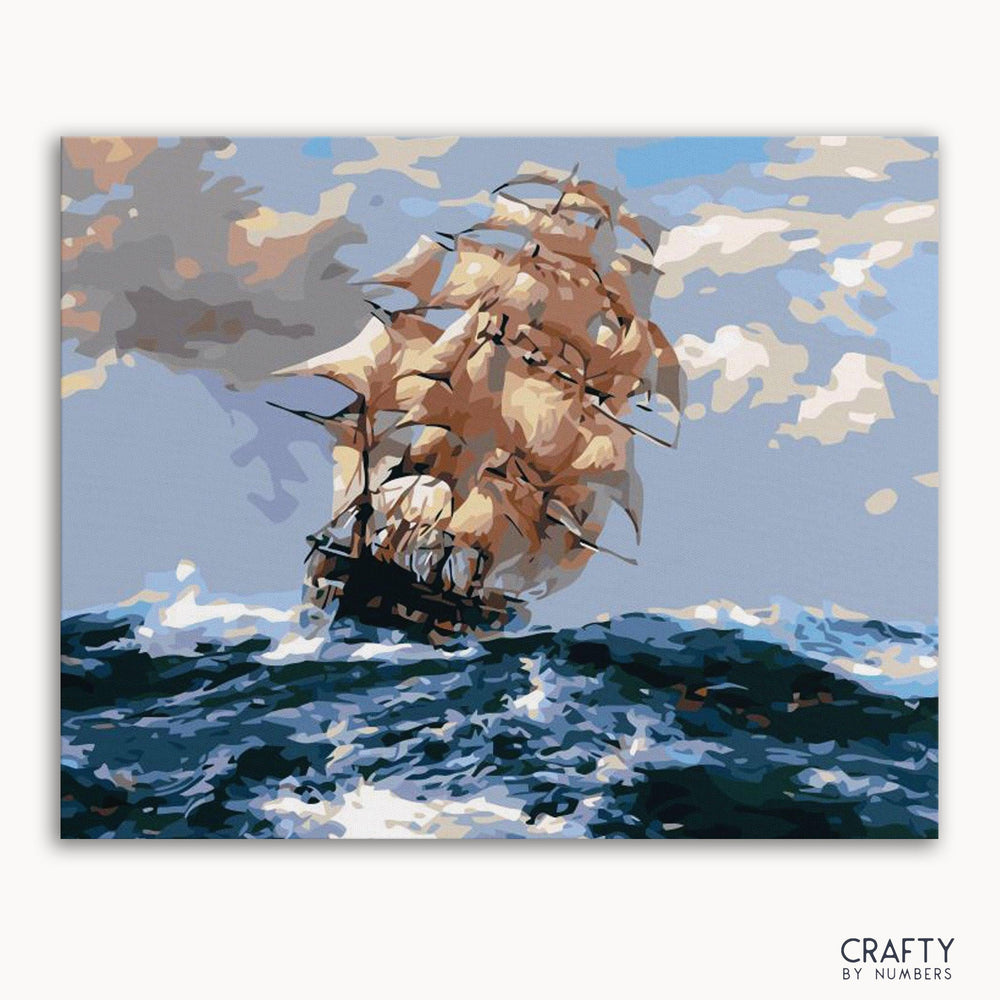 Abstract Sailing Ship (ONLINE ORDER ONLY)