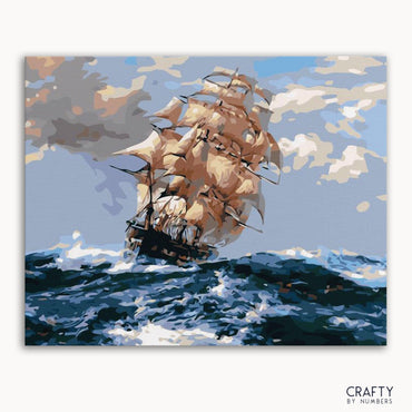Abstract Sailing Ship (ONLINE ORDER ONLY)