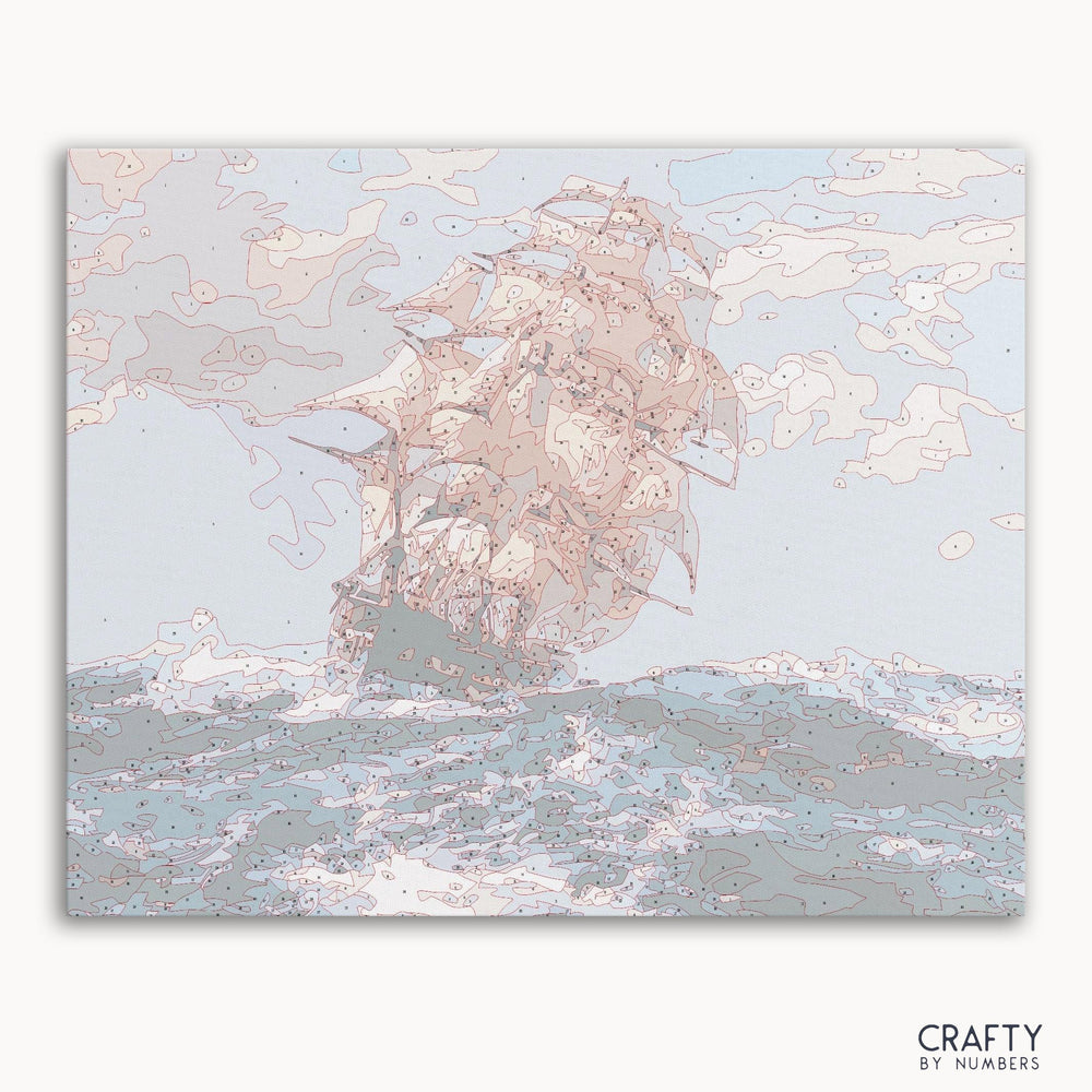 Abstract Sailing Ship (ONLINE ORDER ONLY)