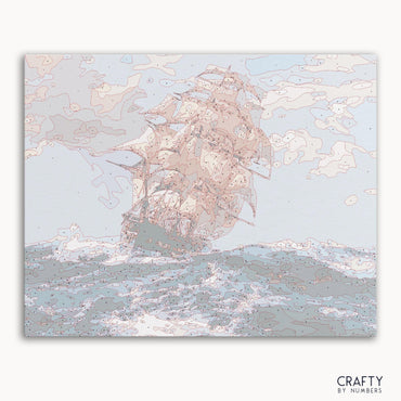 Abstract Sailing Ship (ONLINE ORDER ONLY)