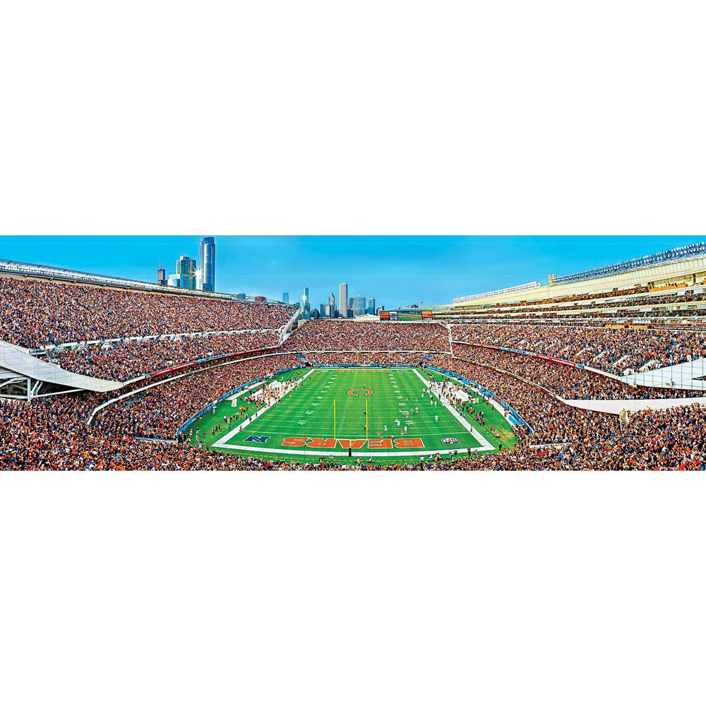 Chicago Bears - 1000 Piece Panoramic Jigsaw Puzzle - End View (ONLINE ORDER ONLY)