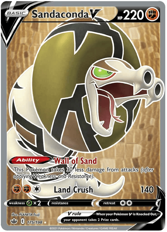 Sandaconda V (175/198) [Sword & Shield: Chilling Reign] (Online Only)