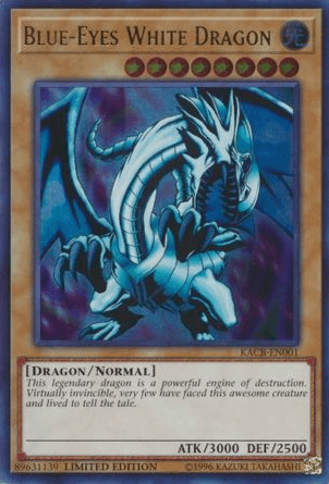 Blue-Eyes White Dragon (Oversized) [KACB-EN001] Promo (ONLINE ORDER ONLY)