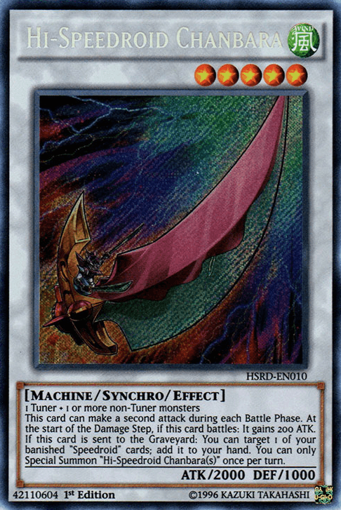Hi-Speedroid Chanbara [HSRD-EN010] Secret Rare (ONLINE ORDER ONLY)