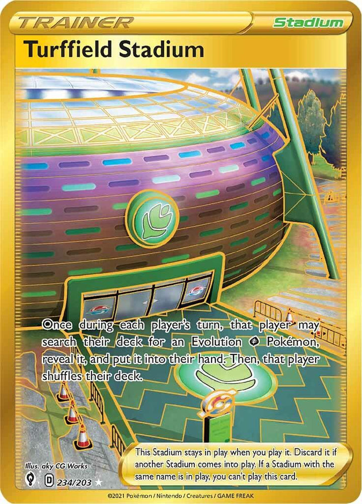 Turffield Stadium (234/203) [Sword & Shield: Evolving Skies] (Online Only)