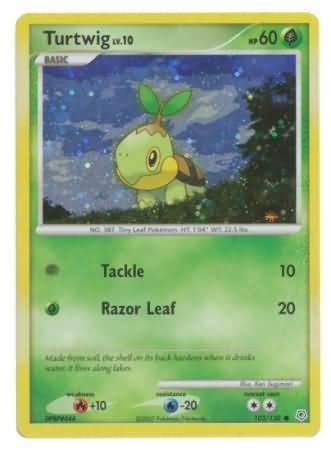 Turtwig (103/130) (Cosmos Holofoil) [Diamond & Pearl: Base Set] (Online Only)