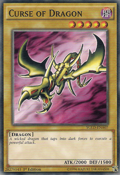 Curse of Dragon [YGLD-ENA07] Common (ONLINE ORDER ONLY)