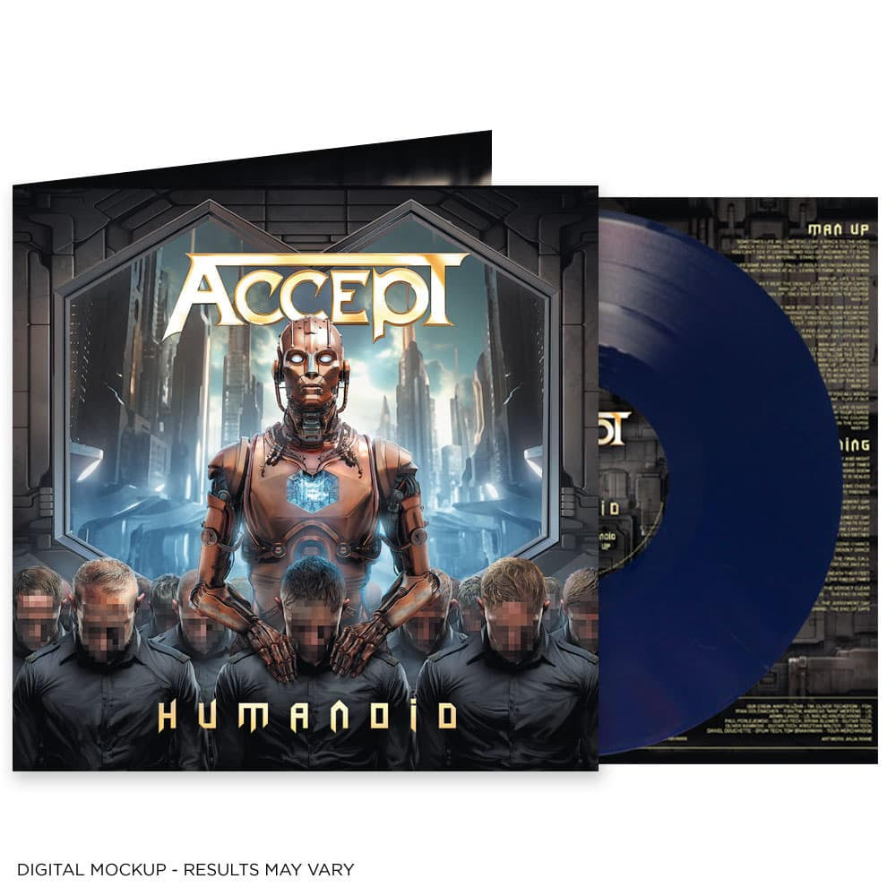 Accept - Humanoid (Indie Exclusive, Colored Vinyl, Blue) [Vinyl] (ONLINE ORDER ONLY)