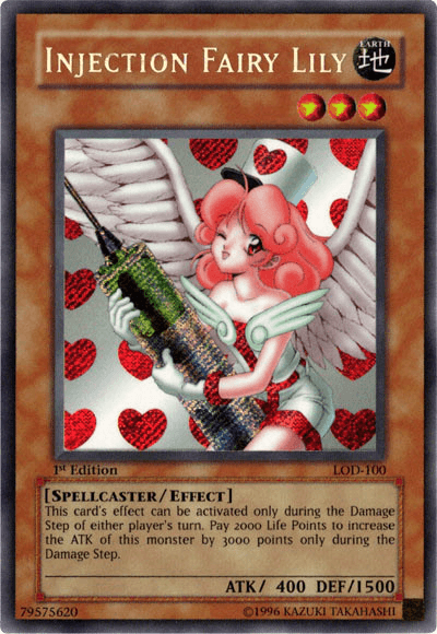 Injection Fairy Lily [LOD-100] Secret Rare (ONLINE ORDER ONLY)