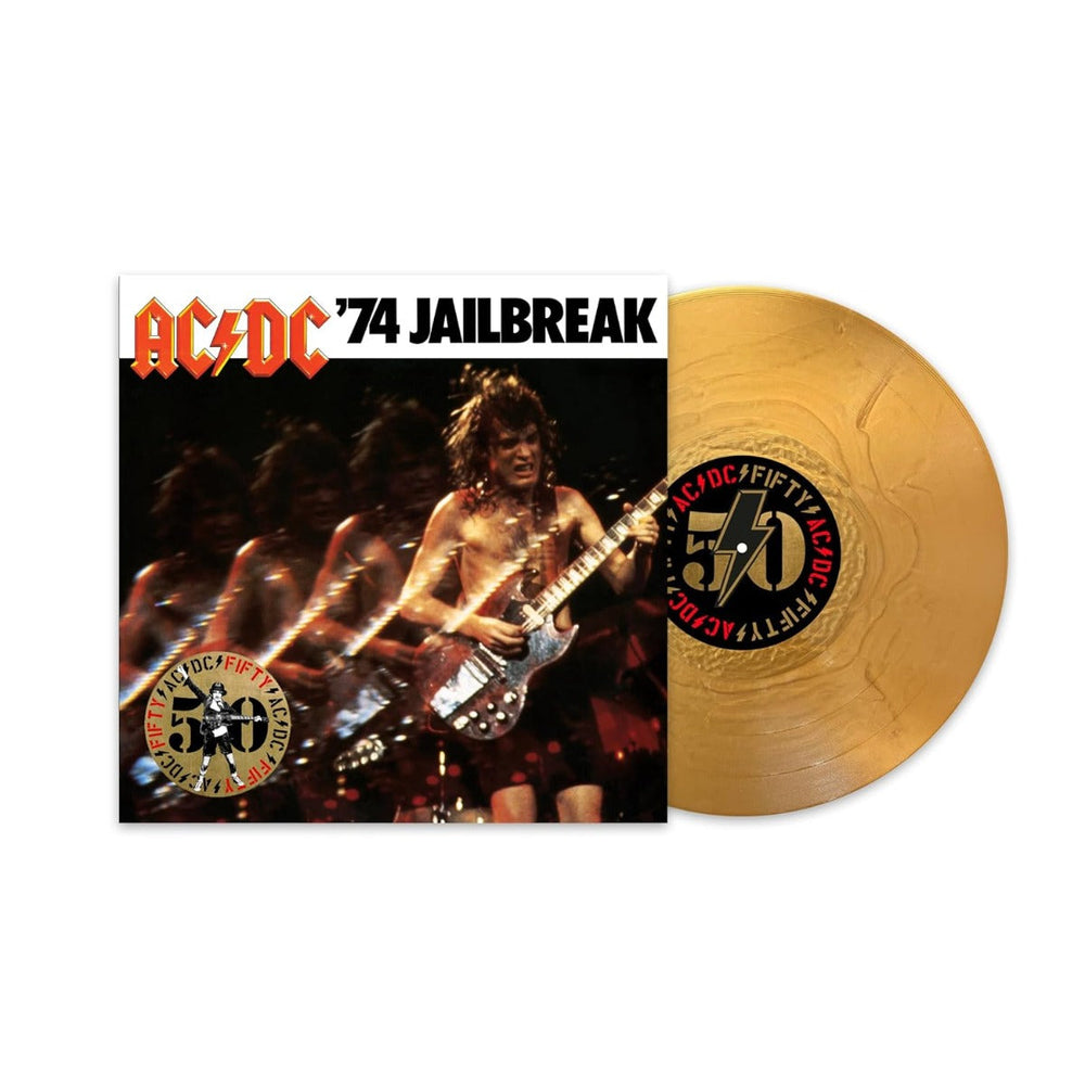 AC/DC - '74 Jailbreak (50th Anniversary Edition, Gold Color Vinyl) [Vinyl] (ONLINE ORDER ONLY)