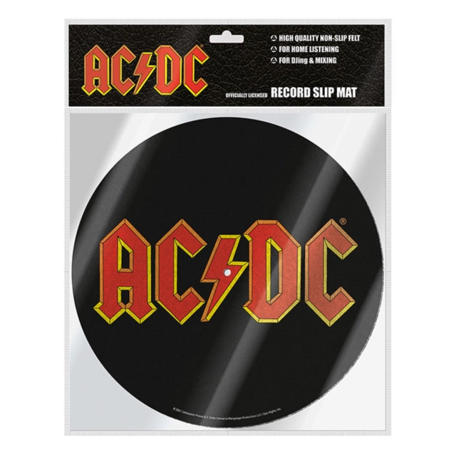 AC/DC - AC/DC Logo Slipmat [Slip Mat] (ONLINE ORDER ONLY)