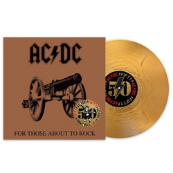 For Those About To Rock (50th Anniversary Edition, Gold Color Vinyl) [Import] [Vinyl]