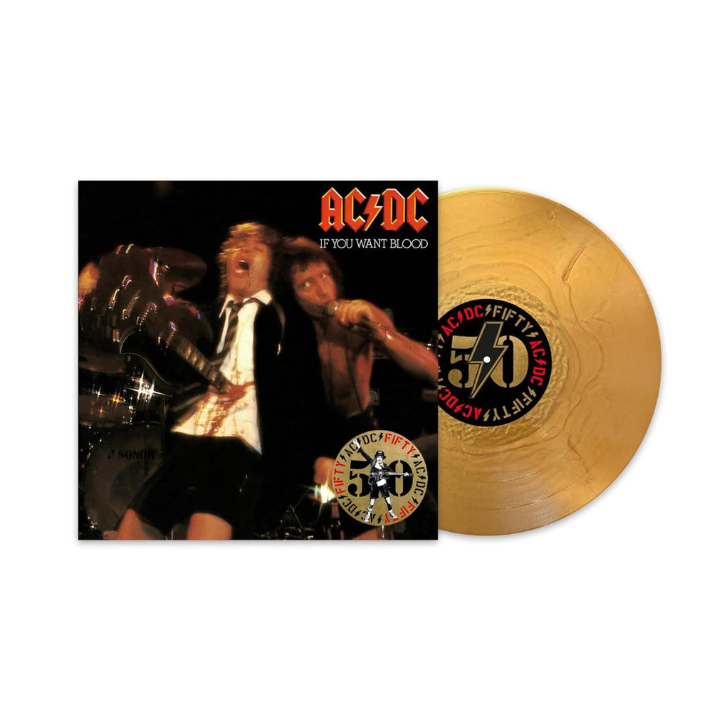 AC/DC - If You Want Blood You've Got It (50th Anniversary Edition, Gold Color Vinyl) [Vinyl] (ONLINE ORDER ONLY)