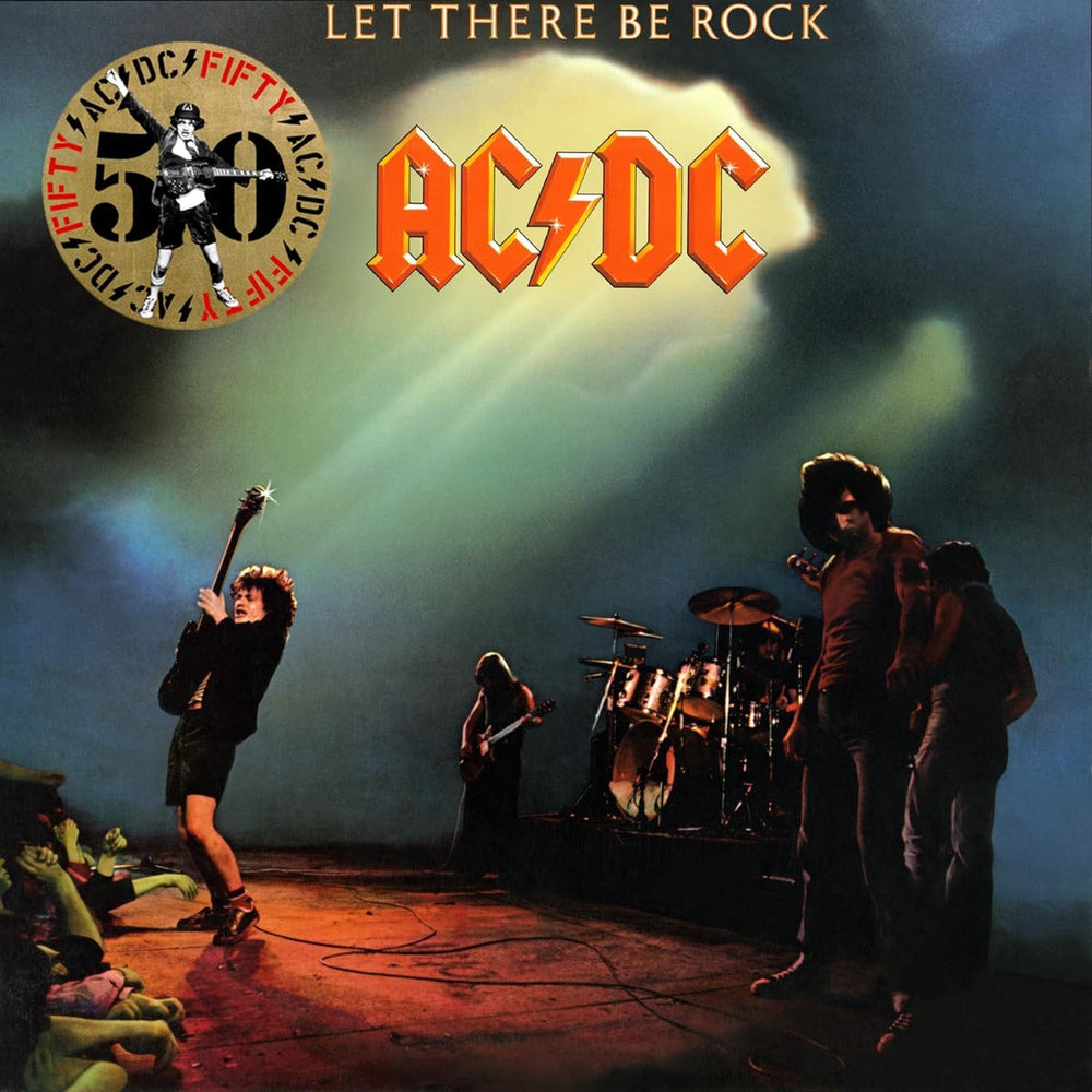 AC/DC - Let There Be Rock (50th Anniversary Edition, Gold Color Vinyl) [Vinyl] (ONLINE ORDER ONLY)