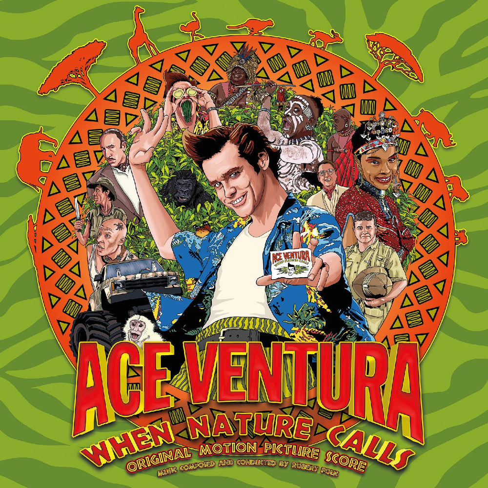 Various Artists - Ace Ventura: When Nature Calls OST [Turquoise/Orange Split, Red Splatter] [Vinyl] (ONLINE ORDER ONLY)