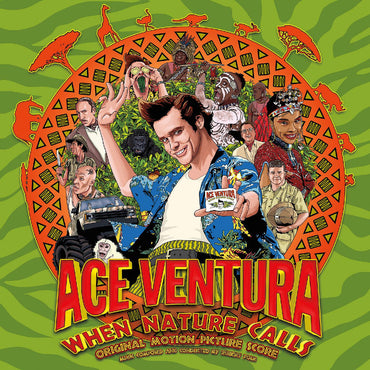 Various Artists - Ace Ventura: When Nature Calls OST [Turquoise/Orange Split, Red Splatter] [Vinyl] (ONLINE ORDER ONLY)
