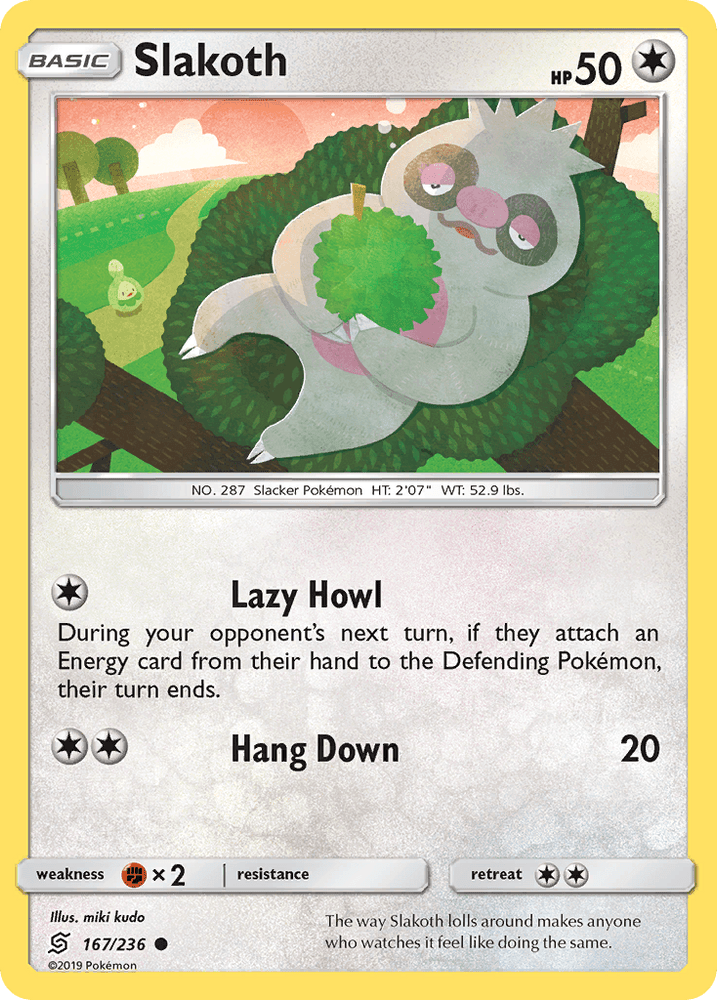 Slakoth (167/236) [Sun & Moon: Unified Minds] (Online Only)