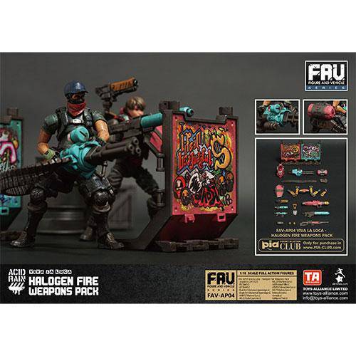 Acid Rain AV-AP04 Halogen Fire Weapon Set 1/18 Scale Action Figure Accessory (Online Order Only)