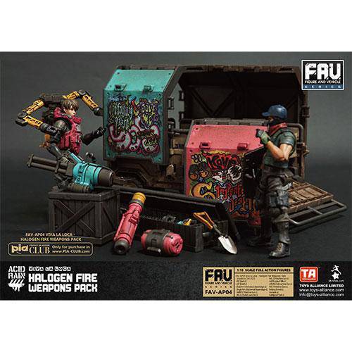 Acid Rain AV-AP04 Halogen Fire Weapon Set 1/18 Scale Action Figure Accessory (Online Order Only)