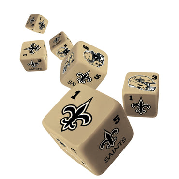 New Orleans Saints Dice Set - 19mm (ONLINE ORDER ONLY)