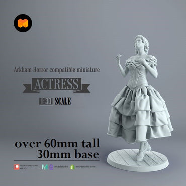 Arkham Compatible Investigator: The Actress (Lola Hayes) (Online Order Only)