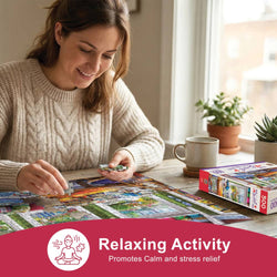 Home Sweet Home - Puzzler's Retreat 500 Piece Jigsaw Puzzle