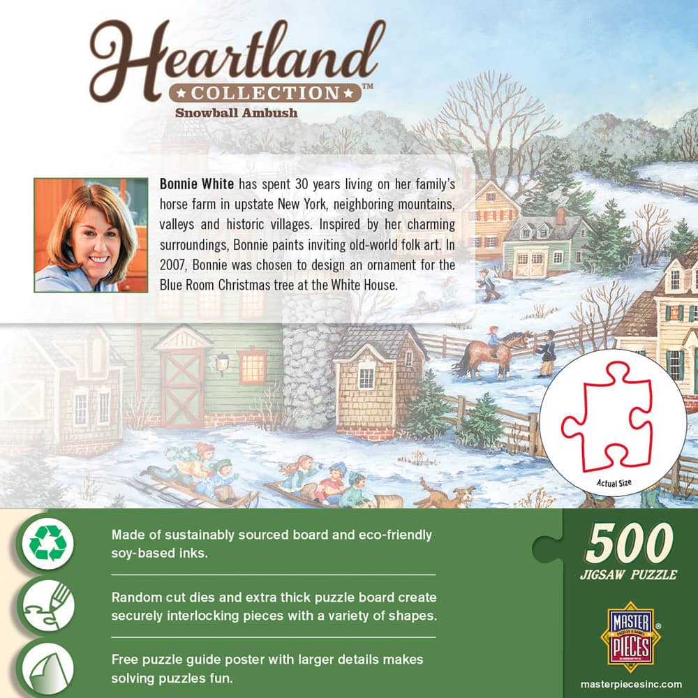 Heartland - Snowball Ambush 500 Piece Jigsaw Puzzle