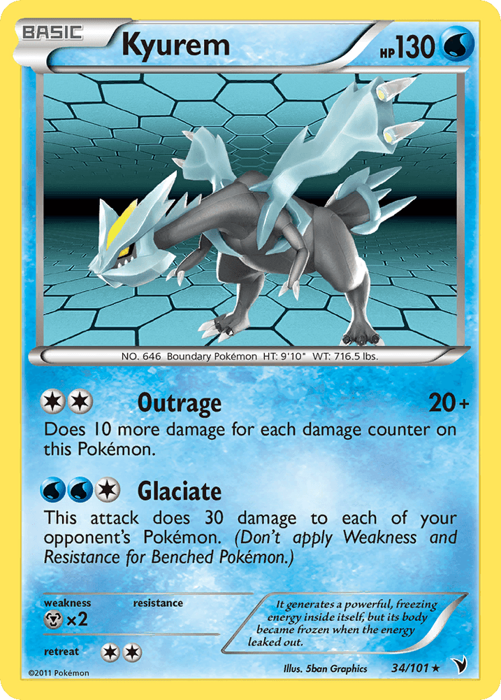 Kyurem (34/101) [Black & White: Noble Victories] (Online Only)