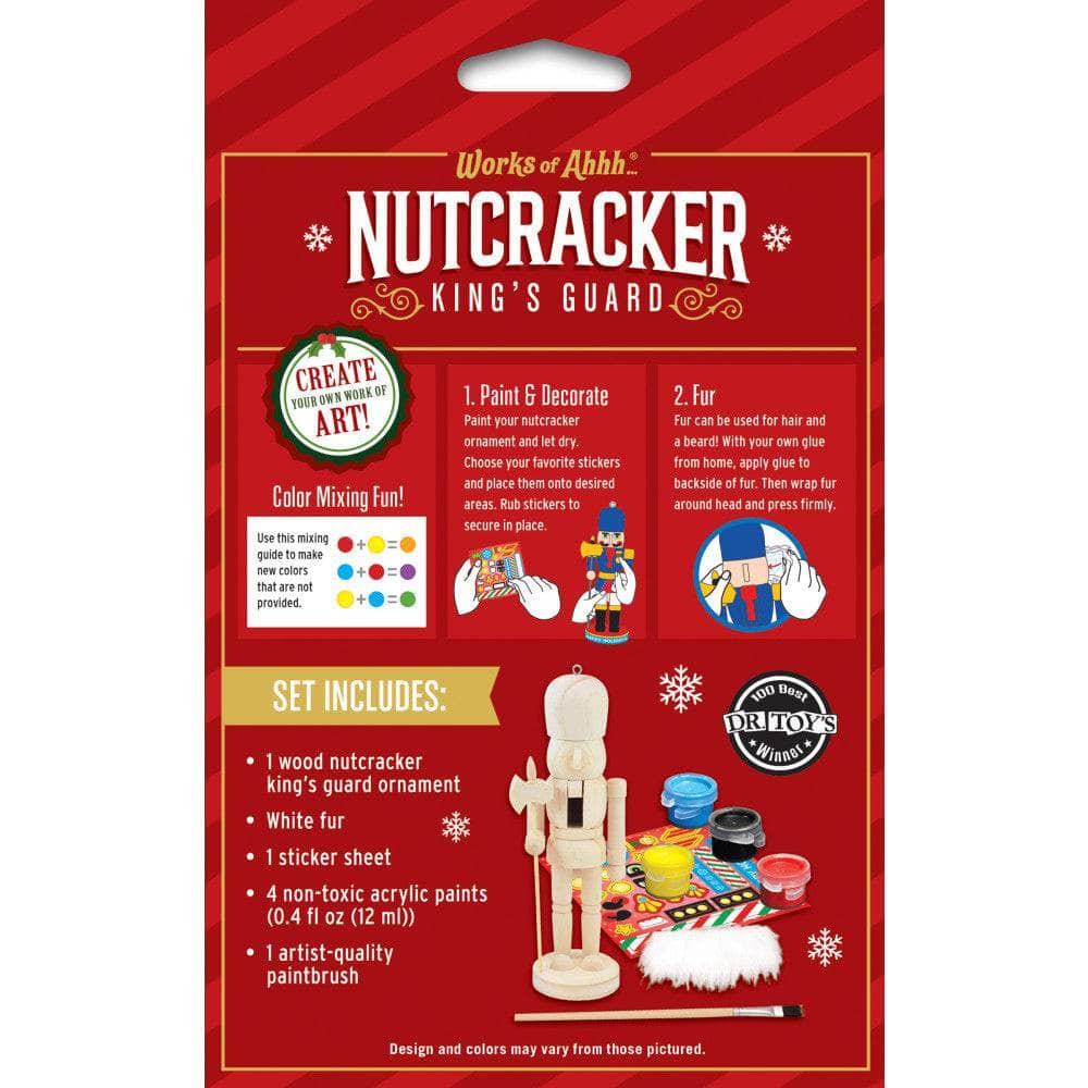 Nutcracker King's Guard Ornament Wood Paint Kit (ONLINE ORDER ONLY)