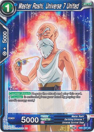 Master Roshi, Universe 7 United (DB1-027) [Dragon Brawl] (ONLINE ORDER ONLY)