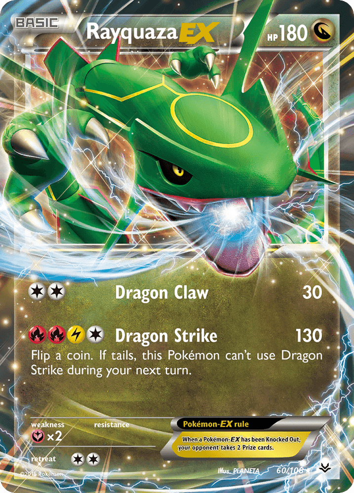 Rayquaza EX (60/108) [XY: Roaring Skies] (Online Only)
