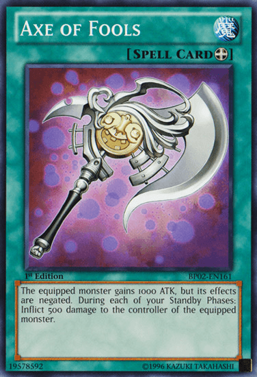 Axe of Fools [BP02-EN161] Mosaic Rare (ONLINE ORDER ONLY)